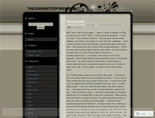Tablet Screenshot of meetingmyself.wordpress.com