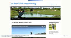 Desktop Screenshot of jonmanackgolf.wordpress.com