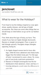 Mobile Screenshot of jencloset.wordpress.com