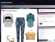 Tablet Screenshot of bexlearns2dress.wordpress.com