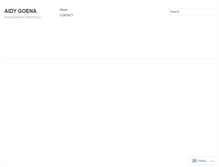 Tablet Screenshot of aidygoena.wordpress.com
