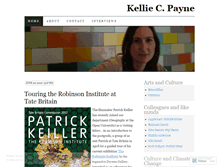 Tablet Screenshot of kelliepayne.wordpress.com