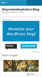 Mobile Screenshot of dalyandsalterphoto.wordpress.com