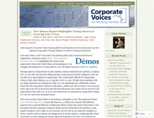 Tablet Screenshot of corporatevoices.wordpress.com