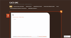 Desktop Screenshot of cacsunc.wordpress.com
