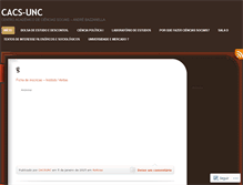 Tablet Screenshot of cacsunc.wordpress.com