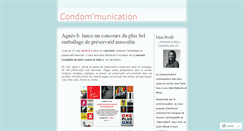 Desktop Screenshot of condommunication.wordpress.com