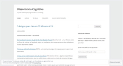 Desktop Screenshot of dissonanciacognitiva.wordpress.com