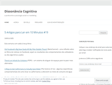 Tablet Screenshot of dissonanciacognitiva.wordpress.com