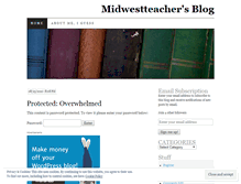 Tablet Screenshot of midwestteacher.wordpress.com