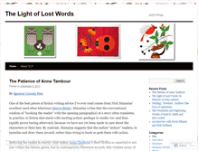 Tablet Screenshot of lightoflostwords.wordpress.com