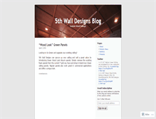 Tablet Screenshot of 5thwalldesigns.wordpress.com