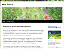 Tablet Screenshot of anolawriter.wordpress.com