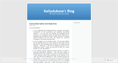 Desktop Screenshot of kellydubose.wordpress.com