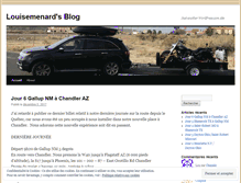 Tablet Screenshot of louisemenard.wordpress.com