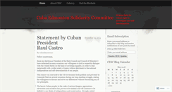 Desktop Screenshot of cubaedmontonsc.wordpress.com