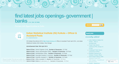 Desktop Screenshot of careeropenings.wordpress.com