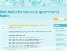 Tablet Screenshot of careeropenings.wordpress.com