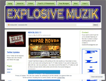 Tablet Screenshot of explosivemuzik.wordpress.com