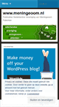 Mobile Screenshot of meningeoom.wordpress.com