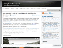 Tablet Screenshot of miragemiko.wordpress.com