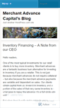 Mobile Screenshot of merchantadvancecapital.wordpress.com