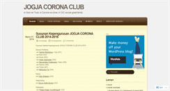 Desktop Screenshot of coronajogja.wordpress.com