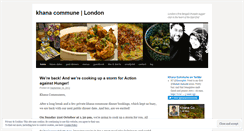 Desktop Screenshot of khanacommunelondon.wordpress.com