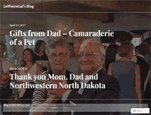 Tablet Screenshot of leifhemstad.wordpress.com