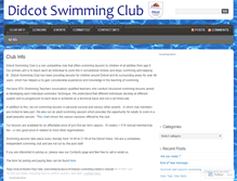 Tablet Screenshot of didcotswimmingclub.wordpress.com