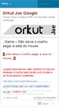 Mobile Screenshot of orkutjoe.wordpress.com