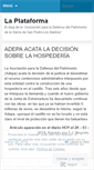 Mobile Screenshot of laplataforma.wordpress.com