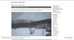 Desktop Screenshot of groszekfoto.wordpress.com