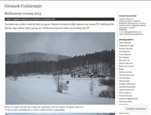 Tablet Screenshot of groszekfoto.wordpress.com