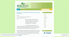 Desktop Screenshot of ecoliber.wordpress.com