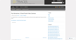 Desktop Screenshot of dancetraces.wordpress.com