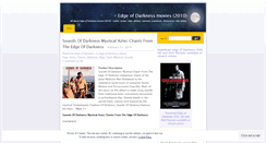 Desktop Screenshot of edgeofdarkness2010.wordpress.com