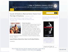 Tablet Screenshot of edgeofdarkness2010.wordpress.com