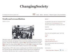 Tablet Screenshot of changingsociety.wordpress.com