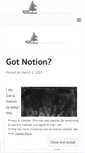 Mobile Screenshot of notiontree.wordpress.com