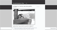 Desktop Screenshot of munozphotography.wordpress.com