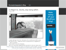 Tablet Screenshot of munozphotography.wordpress.com