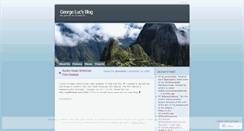 Desktop Screenshot of georgeluc.wordpress.com
