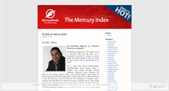 Desktop Screenshot of mercurymedia.wordpress.com