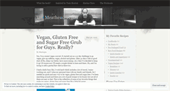 Desktop Screenshot of meatheadvegan.wordpress.com