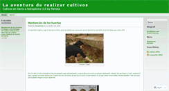 Desktop Screenshot of cultivandovida.wordpress.com