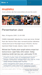 Mobile Screenshot of muzieku.wordpress.com