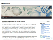 Tablet Screenshot of chinawallet.wordpress.com
