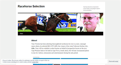 Desktop Screenshot of premierhorsesales.wordpress.com