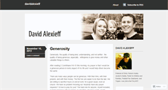 Desktop Screenshot of davidalexieff.wordpress.com